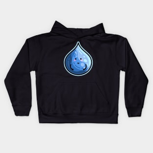 Kawaii Cute Water Droplet Kids Hoodie